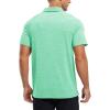imageTBMPOY Mens Polo Shirts Short Sleeves with Pocket Lightweight Quick Dry Outdoor Casual Work Golf Sports ShirtGreen