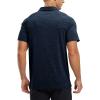 imageTBMPOY Mens Polo Shirts Short Sleeves with Pocket Lightweight Quick Dry Outdoor Casual Work Golf Sports ShirtNavy
