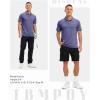imageTBMPOY Mens Polo Shirts Short Sleeves with Pocket Lightweight Quick Dry Outdoor Casual Work Golf Sports ShirtPurple
