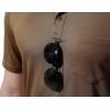 imageTBMPOY Mens Polo Shirts with Pocket Short Sleeve Quick Dry Casual Sports Outdoor Golf ShirtDark Brown