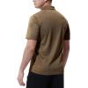 imageTBMPOY Mens Polo Shirts with Pocket Short Sleeve Quick Dry Casual Sports Outdoor Golf ShirtDark Brown