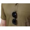 imageTBMPOY Mens Polo Shirts with Pocket Short Sleeve Quick Dry Casual Sports Outdoor Golf ShirtGreenish Brown