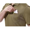 imageTBMPOY Mens Polo Shirts with Pocket Short Sleeve Quick Dry Casual Sports Outdoor Golf ShirtGreenish Brown