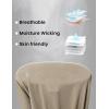 imageTBMPOY Mens Polo Shirts with Pocket Short Sleeve Quick Dry Casual Sports Outdoor Golf ShirtKhaki