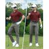 imageTBMPOY Mens Polo Shirts with Pocket Short Sleeve Quick Dry Casual Sports Outdoor Golf ShirtWine Red