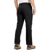 imageTBMPOY Mens Snow Pants Fleece Lined Hiking Winter Waterproof Softshell Ski Outdoor Insulated Climbing Pants Zipper PocketsBlack