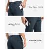 imageTBMPOY Mens Snow Pants Fleece Lined Hiking Winter Waterproof Softshell Ski Outdoor Insulated Climbing Pants Zipper PocketsCool Gray