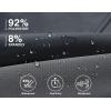 imageTBMPOY Mens Snow Pants Fleece Lined Hiking Winter Waterproof Softshell Ski Outdoor Insulated Climbing Pants Zipper PocketsDark Gray