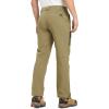 imageTBMPOY Mens Snow Pants Fleece Lined Hiking Winter Waterproof Softshell Ski Outdoor Insulated Climbing Pants Zipper PocketsKhaki
