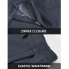 imageTBMPOY Mens Snow Ski Fleece Lined Hiking Pants Waterproof Winter Snowboard Warm Outdoor Insulated Pants WindproofGrey