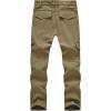 imageTBMPOY Mens Snow Ski Fleece Lined Hiking Pants Waterproof Winter Snowboard Warm Outdoor Insulated Pants WindproofKhaki