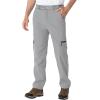 imageTBMPOY Mens Snow Ski Fleece Lined Hiking Pants Waterproof Winter Snowboard Warm Outdoor Insulated Pants WindproofLight Grey