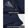 imageTBMPOY Mens Snow Ski Fleece Lined Hiking Pants Waterproof Winter Snowboard Warm Outdoor Insulated Pants WindproofNavy