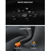 imageTBMPOY Mens Snow Ski Waterproof Softshell Snowboard Pants Outdoor Hiking Fleece Lined Wear Resistant WindproofBlack