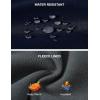 imageTBMPOY Mens Snow Ski Waterproof Softshell Snowboard Pants Outdoor Hiking Fleece Lined Wear Resistant WindproofNavy