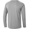 imageTBMPOY Mens Sun Protection Hiking Shirts Long Sleeve Water UPF 50 SPF UV Shirts Lightweight Fishing Hiking Swimming10light Grey