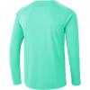 imageTBMPOY Mens Sun Protection Hiking Shirts Long Sleeve Water UPF 50 SPF UV Shirts Lightweight Fishing Hiking Swimming12mint Green