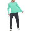 imageTBMPOY Mens Sun Protection Hiking Shirts Long Sleeve Water UPF 50 SPF UV Shirts Lightweight Fishing Hiking Swimming12mint Green