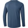 imageTBMPOY Mens Sun Protection Hiking Shirts Long Sleeve Water UPF 50 SPF UV Shirts Lightweight Fishing Hiking Swimming14blue Grey