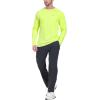 imageTBMPOY Mens Sun Protection Hiking Shirts Long Sleeve Water UPF 50 SPF UV Shirts Lightweight Fishing Hiking Swimming16fluorescent Green