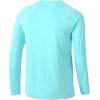 imageTBMPOY Mens Sun Protection Hiking Shirts Long Sleeve Water UPF 50 SPF UV Shirts Lightweight Fishing Hiking Swimming19ice Blue
