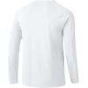 imageTBMPOY Mens Sun Protection Hiking Shirts Long Sleeve Water UPF 50 SPF UV Shirts Lightweight Fishing Hiking Swimming1white