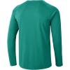 imageTBMPOY Mens Sun Protection Hiking Shirts Long Sleeve Water UPF 50 SPF UV Shirts Lightweight Fishing Hiking Swimming20dark Green