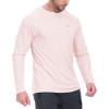 imageTBMPOY Mens Sun Protection Hiking Shirts Long Sleeve Water UPF 50 SPF UV Shirts Lightweight Fishing Hiking Swimming21light Pink