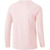 imageTBMPOY Mens Sun Protection Hiking Shirts Long Sleeve Water UPF 50 SPF UV Shirts Lightweight Fishing Hiking Swimming21light Pink
