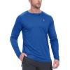 imageTBMPOY Mens Sun Protection Hiking Shirts Long Sleeve Water UPF 50 SPF UV Shirts Lightweight Fishing Hiking Swimming3dark Blue