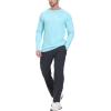 imageTBMPOY Mens Sun Protection Hiking Shirts Long Sleeve Water UPF 50 SPF UV Shirts Lightweight Fishing Hiking Swimming4light Blue