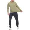 imageTBMPOY Mens Sun Protection Hiking Shirts Long Sleeve Water UPF 50 SPF UV Shirts Lightweight Fishing Hiking Swimming5khaki