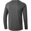 imageTBMPOY Mens Sun Protection Hiking Shirts Long Sleeve Water UPF 50 SPF UV Shirts Lightweight Fishing Hiking Swimming6dark Grey