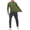 imageTBMPOY Mens Sun Protection Hiking Shirts Long Sleeve Water UPF 50 SPF UV Shirts Lightweight Fishing Hiking Swimming8army Green