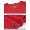 imageTBMPOY Mens Sun Protection Hiking Shirts Long Sleeve Water UPF 50 SPF UV Shirts Lightweight Fishing Hiking Swimming9red