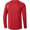 imageTBMPOY Mens Sun Protection Hiking Shirts Long Sleeve Water UPF 50 SPF UV Shirts Lightweight Fishing Hiking Swimming9red
