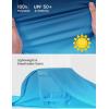 imageTBMPOY Mens Sun Protection Hiking Shirts Long Sleeve Water UPF 50 SPF UV Shirts Lightweight Fishing Hiking SwimmingLake Blue Gradient
