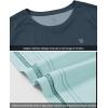 imageTBMPOY Mens Sun Protection Hiking Shirts Long Sleeve Water UPF 50 SPF UV Shirts Lightweight Fishing Hiking SwimmingLight Green Gradient