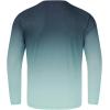 imageTBMPOY Mens Sun Protection Hiking Shirts Long Sleeve Water UPF 50 SPF UV Shirts Lightweight Fishing Hiking SwimmingLight Green Gradient
