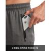 imageTBMPOY Mens Sweatpants with Zipper Pockets Lightweight Joggers Slim Fit Athletic Pants for Track Running WorkoutDark Grey