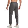 imageTBMPOY Mens Sweatpants with Zipper Pockets Lightweight Joggers Slim Fit Athletic Pants for Track Running WorkoutDark Grey