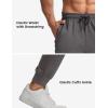 imageTBMPOY Mens Sweatpants with Zipper Pockets Lightweight Joggers Slim Fit Athletic Pants for Track Running WorkoutDark Grey