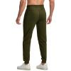 imageTBMPOY Mens Sweatpants with Zipper Pockets Lightweight Joggers Slim Fit Athletic Pants for Track Running WorkoutGreen