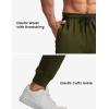 imageTBMPOY Mens Sweatpants with Zipper Pockets Lightweight Joggers Slim Fit Athletic Pants for Track Running WorkoutGreen