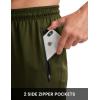 imageTBMPOY Mens Sweatpants with Zipper Pockets Lightweight Joggers Slim Fit Athletic Pants for Track Running WorkoutGreen