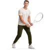 imageTBMPOY Mens Sweatpants with Zipper Pockets Lightweight Joggers Slim Fit Athletic Pants for Track Running WorkoutGreen
