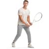 imageTBMPOY Mens Sweatpants with Zipper Pockets Lightweight Joggers Slim Fit Athletic Pants for Track Running WorkoutLight Grey
