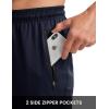 imageTBMPOY Mens Sweatpants with Zipper Pockets Lightweight Joggers Slim Fit Athletic Pants for Track Running WorkoutNavy