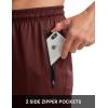imageTBMPOY Mens Sweatpants with Zipper Pockets Lightweight Joggers Slim Fit Athletic Pants for Track Running WorkoutWine Red