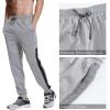 imageTBMPOY Mens Tapered Joggers Workout Athletic Running Sweatpants Slim Fit Drawstring Pants with Pockets